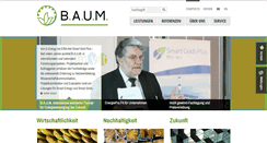 Desktop Screenshot of baumgroup.de